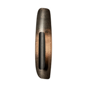 Hubbardton Forge 201067 Shield 1-lt 46" Tall LED Large Wall Sconce - Black/Clear Steel