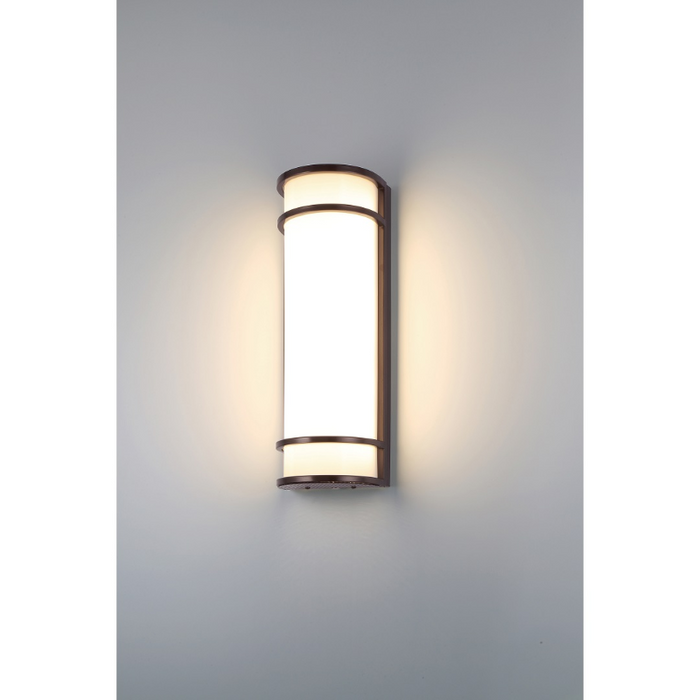 Access 20106 Cove 1-lt 18" Tall LED Outdoor Wall Sconce with Emergency Backup