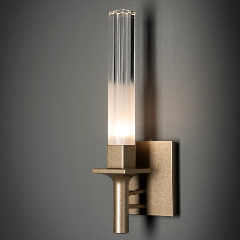 Hubbardton Forge 201082 Truss 1-lt 13" Tall LED Wall Sconce - Soft Gold