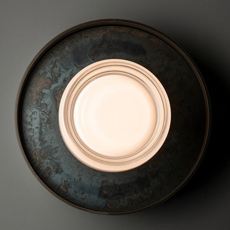 Hubbardton Forge 201085 Focal 1-lt 14" LED Large Sconce/Flush Mount