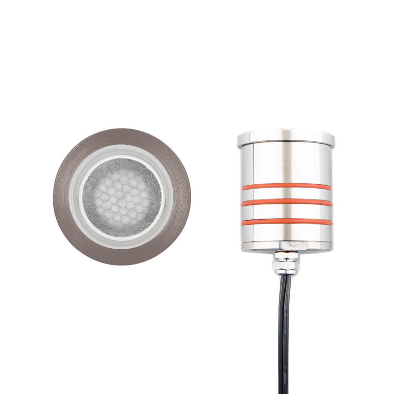 WAC 2012 2" Landscape Recessed LED Inground Slim Round Honeycomb louver Light