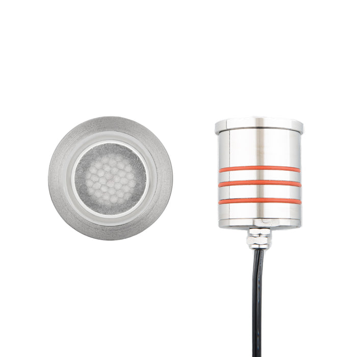 WAC 2012 2" Landscape Recessed LED Inground Slim Round Honeycomb louver Light