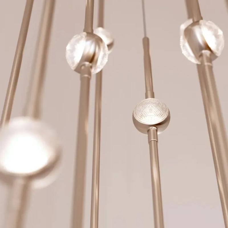 Sonneman 2012-J20 Constellation 18-lt 12" LED Pendant with 20-ft Cord - Satin Nickel