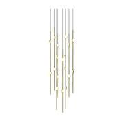 Sonneman 2012 Constellation 18-lt 12" LED Pendant - Satin Brass