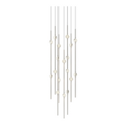 Sonneman 2012 Constellation 18-lt 12" LED Pendant - Satin Nickel