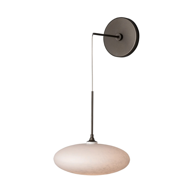 Hubbardton Forge 201399 Clouds 1-lt 10" LED Wall Sconce - Dark Smoke