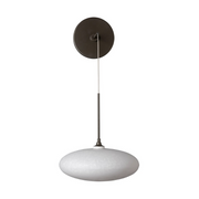 Hubbardton Forge 201399 Clouds 1-lt 10" LED Wall Sconce - Dark Smoke