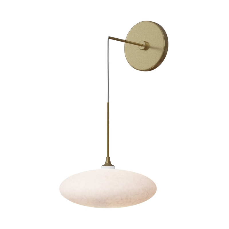 Hubbardton Forge 201399 Clouds 1-lt 10" LED Wall Sconce - Modern Brass