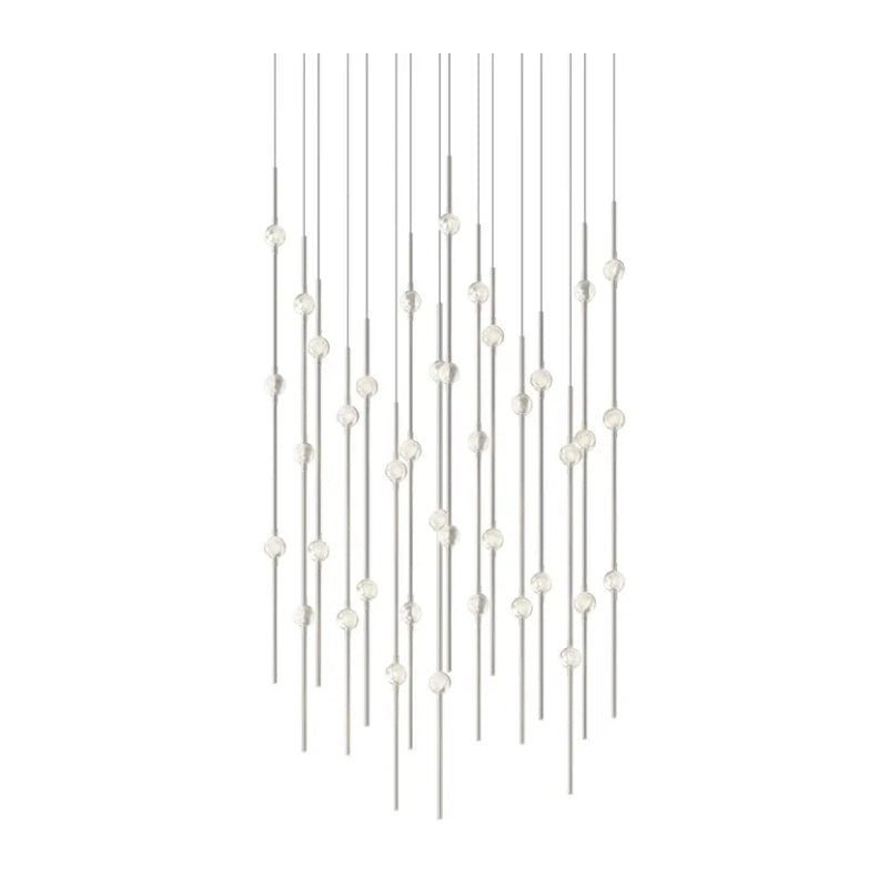 Sonneman 2015-J20 Constellation 40-lt 22" LED Pendant with 20-ft Cord - Satin Nickel