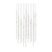 Sonneman 2015-J20 Constellation 40-lt 22" LED Pendant with 20-ft Cord - Satin Nickel