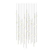 Sonneman 2015-J20 Constellation 40-lt 22" LED Pendant with 20-ft Cord - Satin Nickel