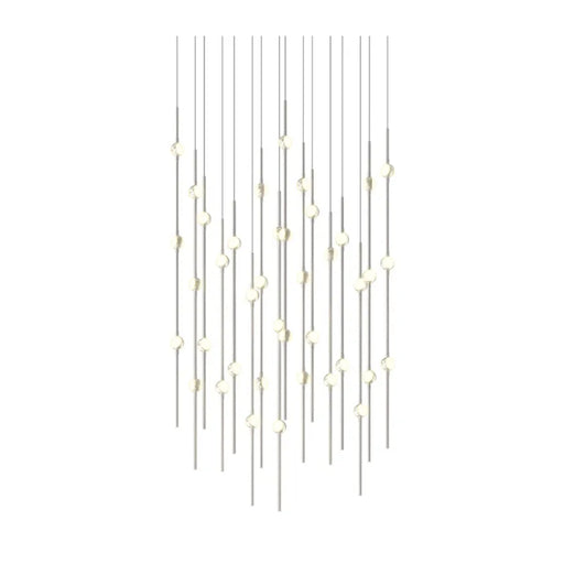 Sonneman 2015-J20 Constellation 40-lt 22" LED Pendant with 20-ft Cord - Satin Nickel