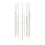 Sonneman 2015-J20 Constellation 40-lt 22" LED Pendant with 20-ft Cord - Satin Nickel