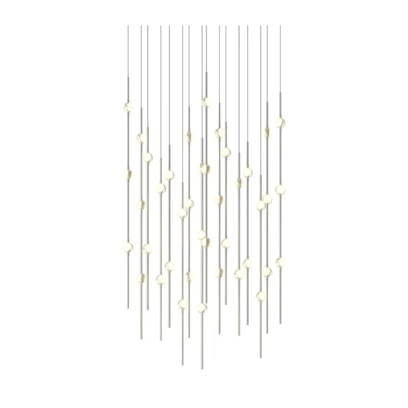 Sonneman 2015-J20 Constellation 40-lt 22" LED Pendant with 20-ft Cord - Satin Nickel
