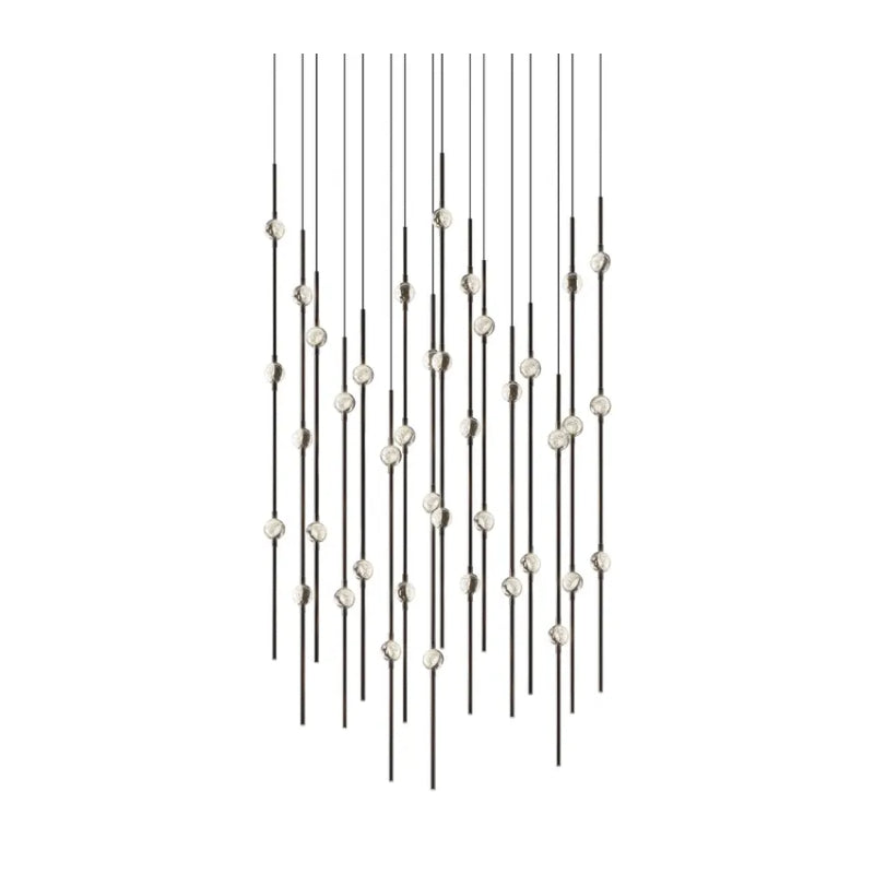 Sonneman 2015 Constellation 40-lt 22" LED Pendant - Espresso Black 2200K