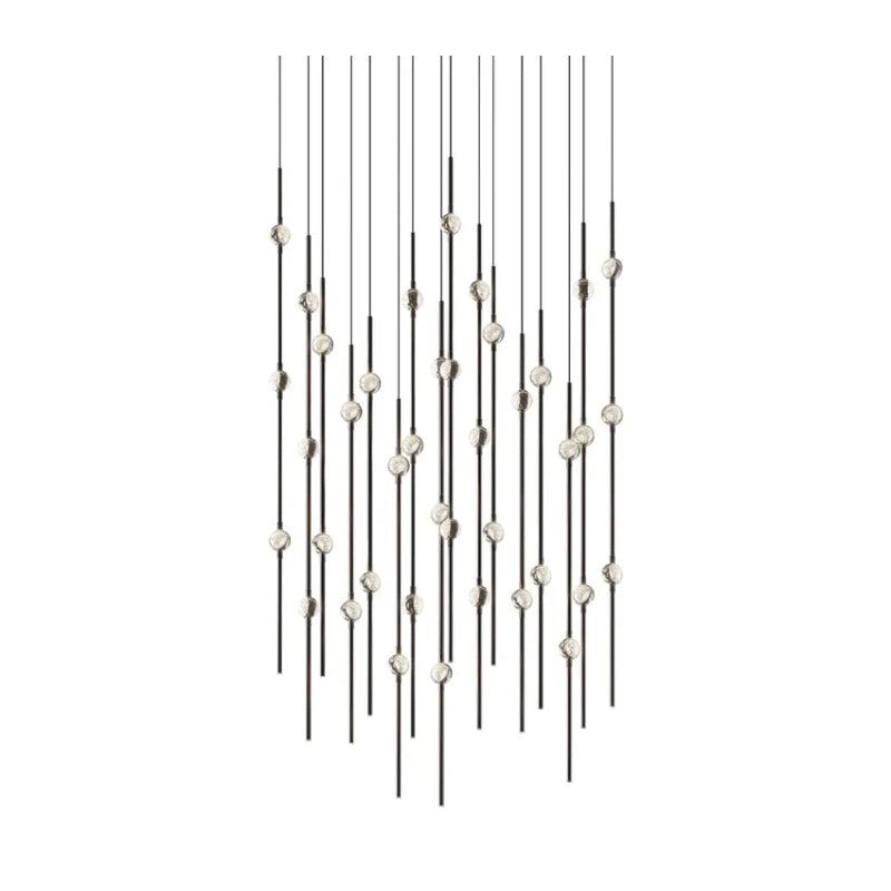 Sonneman 2015-J20 Constellation 40-lt 22" LED Pendant with 20-ft Cord - Espresso Black