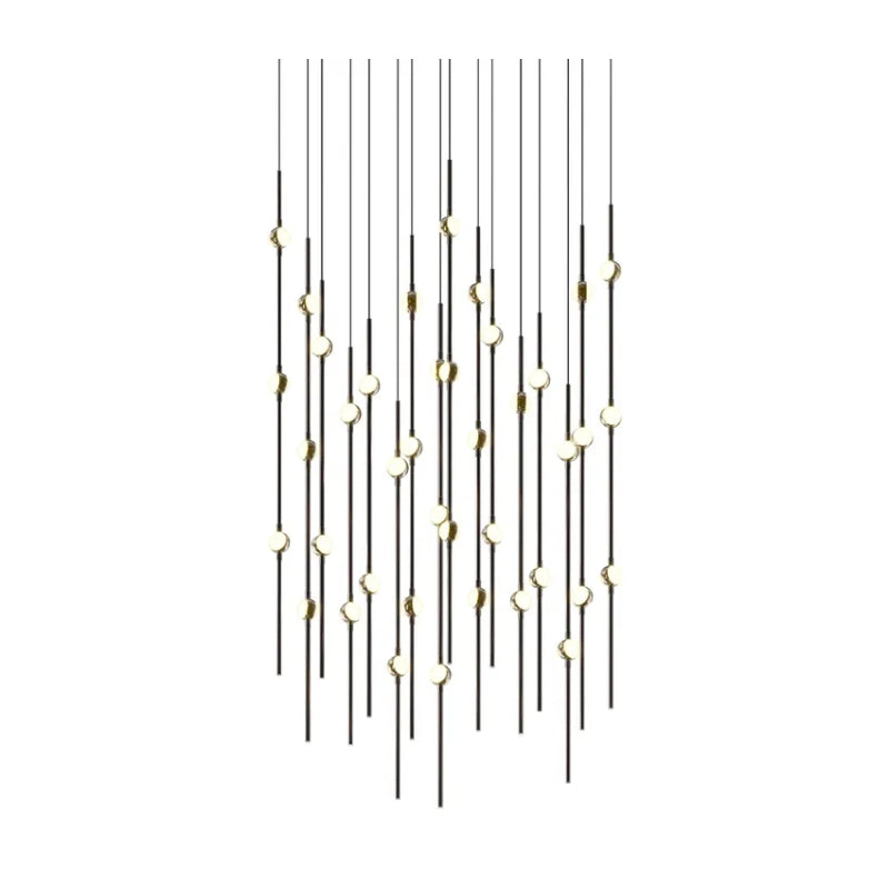 Sonneman 2015-J20 Constellation 40-lt 22" LED Pendant with 20-ft Cord - Espresso Black