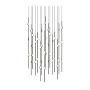 Sonneman 2015 Constellation 40-lt 22" LED Pendant - Espresso Black 2200K White Optical Acrylic