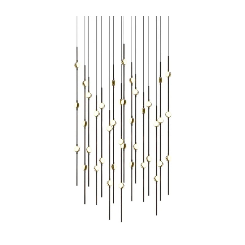 Sonneman 2015-J20 Constellation 40-lt 22" LED Pendant with 20-ft Cord - Espresso Black