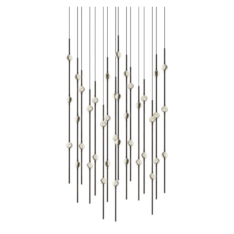 Sonneman 2015 Constellation 40-lt 22" LED Pendant - Espresso Black