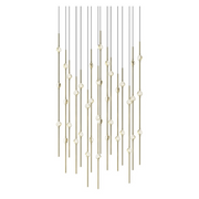 Sonneman 2015 Constellation 40-lt 22" LED Pendant - Satin Brass