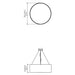 Accord 217LED Cylindrical 1-lt 35" LED Pendant