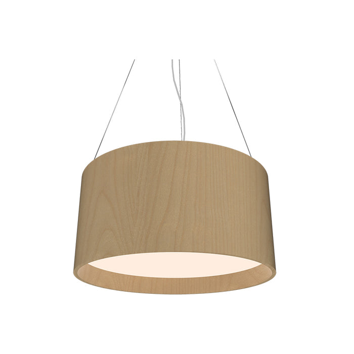 Accord 202 Cylindrical 3-lt 20" LED Pendant - Maple