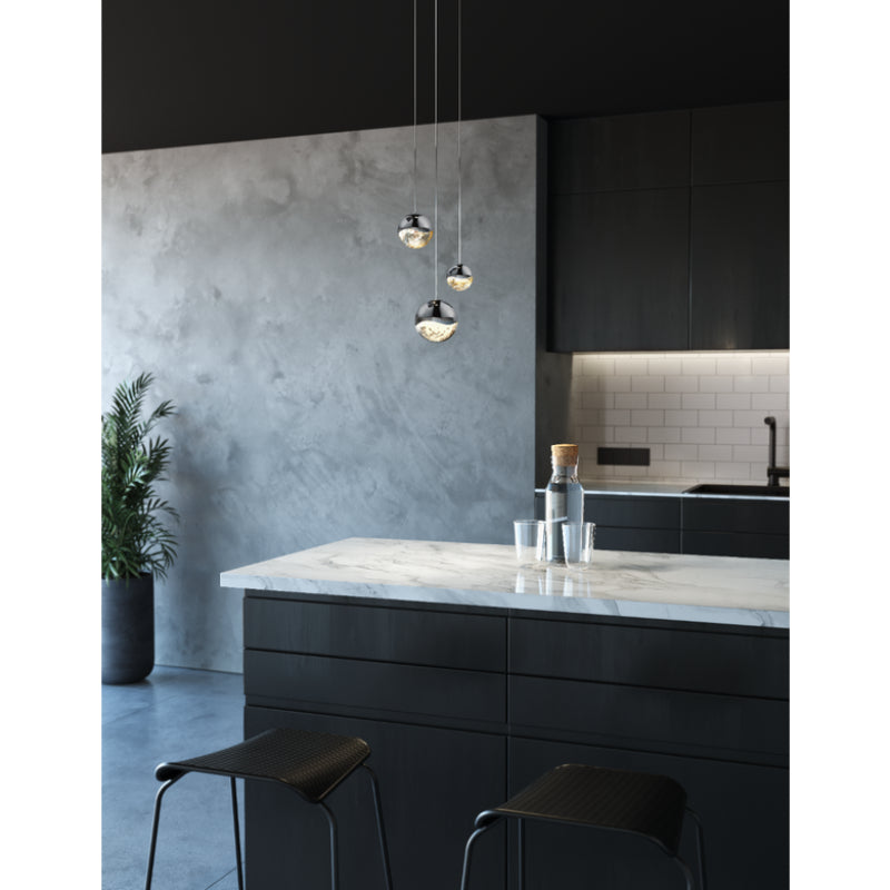 Sonneman 2914 Grapes 3-lt 8" LED Chandelier