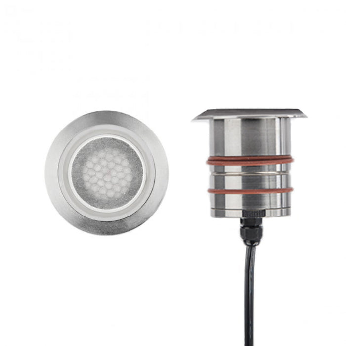 WAC 2022 2" Landscape Recessed LED Inground Round Honeycomb louver Light