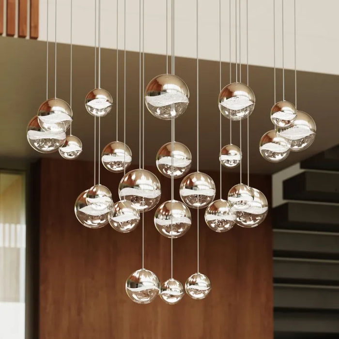 Sonneman 2918 Grapes 24-lt 27" LED Round Multipoint Pendant - Assorted