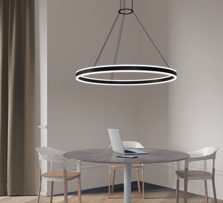 Sonneman 2307 Double Corona 48" LED Ring Pendant