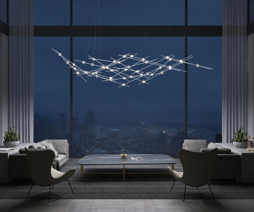 Sonneman 2158 Constellation Ursa 44-lt 92" LED Major Chandelier