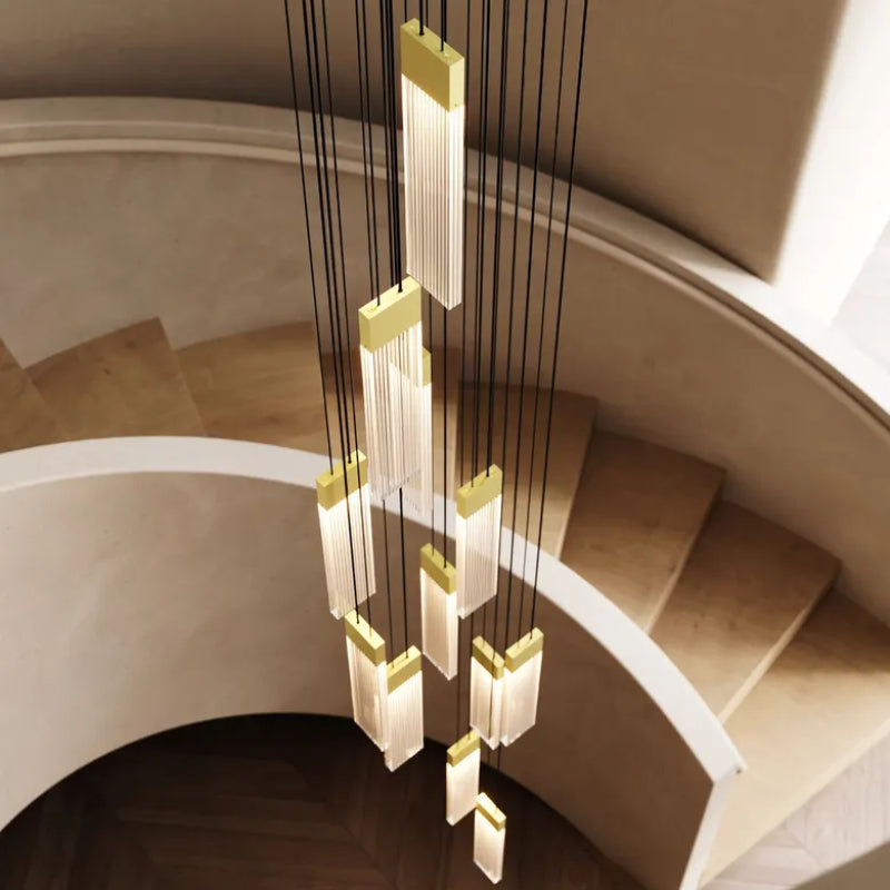 Sonneman 3094 V Panels 8-lt 16" LED Chandelier