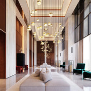 Sonneman 2918 Grapes 24-lt 26" LED Round Multipoint Pendant - Small