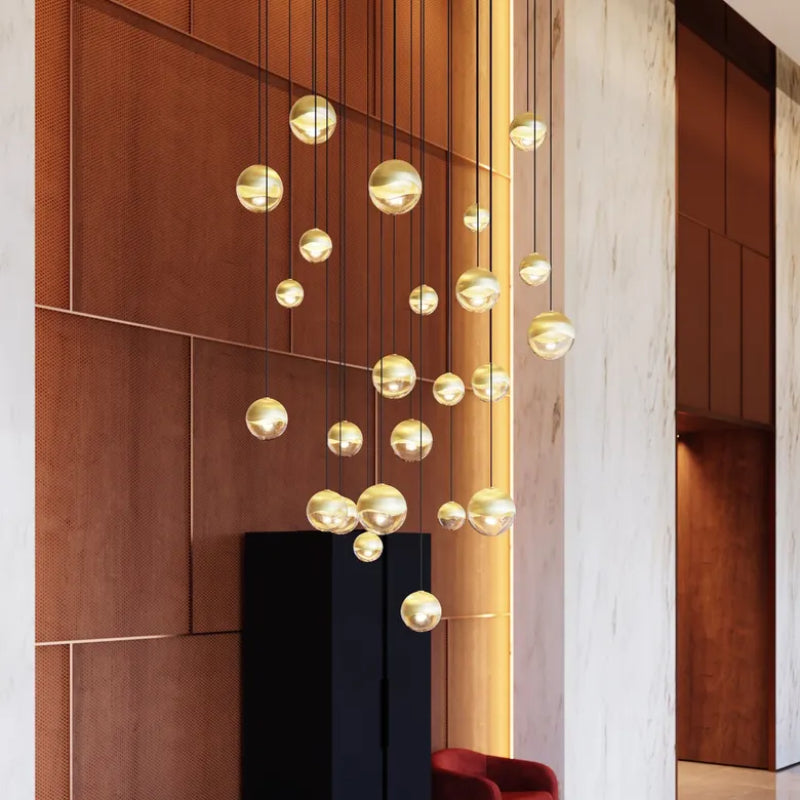 Sonneman 2918 Grapes 24-lt 26" LED Round Multipoint Pendant - Small