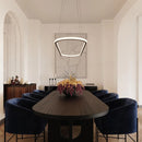 Sonneman 2243 Luna 2-lt 62" LED Racetrack Pendant