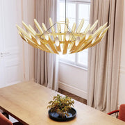 Sonneman 2046 Chimes 60-lt 48" LED Chandelier