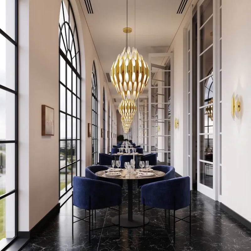 Sonneman 2048 Chimes 90-lt 24" LED Chandelier