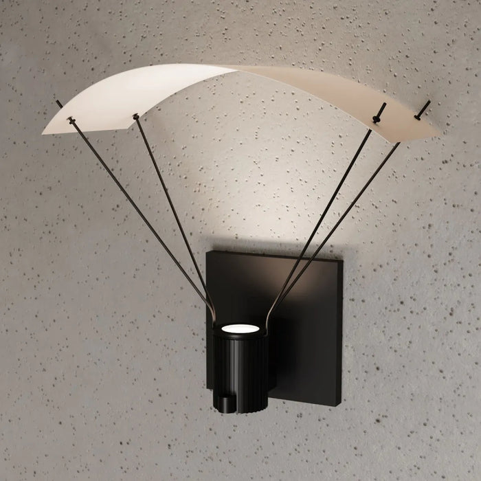 Sonneman SLS0213 Suspenders 11" Standard Single LED Wall Sconce - Bar-Mounted Single Cylinder / Parachute Reflector