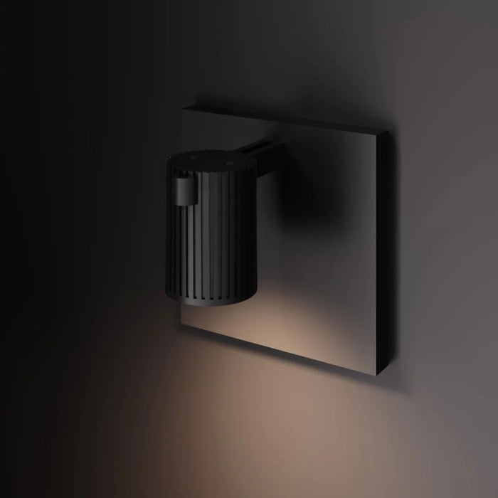 Sonneman SLS0214 Suspenders 2" Tall Mini Single LED Wall Sconce - Bar-Mounted Single Cylinder / Flood Lens