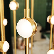 Sonneman 2015-J20 Constellation 40-lt 22" LED Pendant with 20-ft Cord - Satin Brass