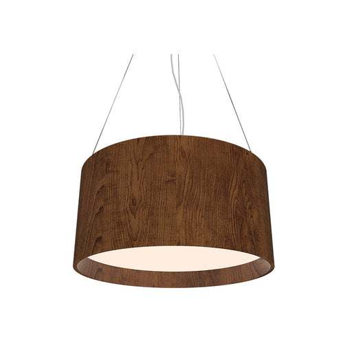 Accord 202LED Cylindrical 1-lt 20" LED Pendant - Imbuia