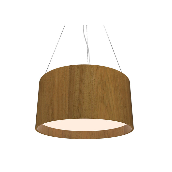 Accord 202LED Cylindrical 1-lt 20" LED Pendant - Louro Freijo