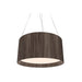 Accord 202LED Cylindrical 1-lt 20" LED Pendant - American Walnut