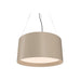 Accord 202LED Cylindrical 1-lt 20" LED Pendant - Organic Cappuccino