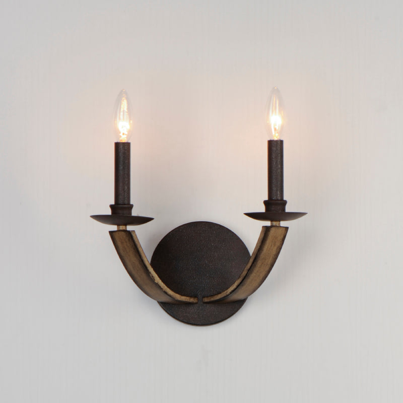 Maxim 20341 Basque 2-lt 13" Tall Wall Sconce