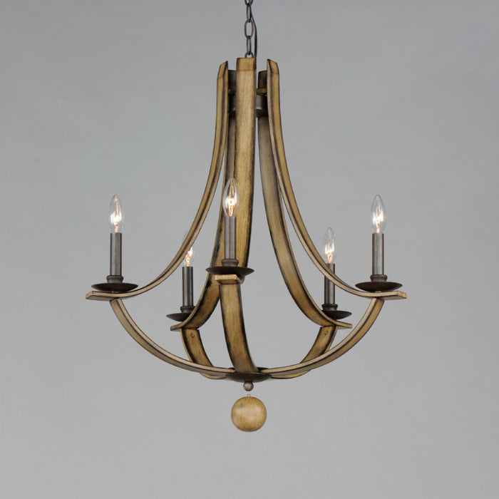 Maxim 20345 Basque 5-lt 26" Chandelier