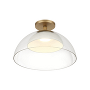 Minka Lavery 2036 Halwynd 1-lt 15" LED Convertible Pendant/Semi-Flush