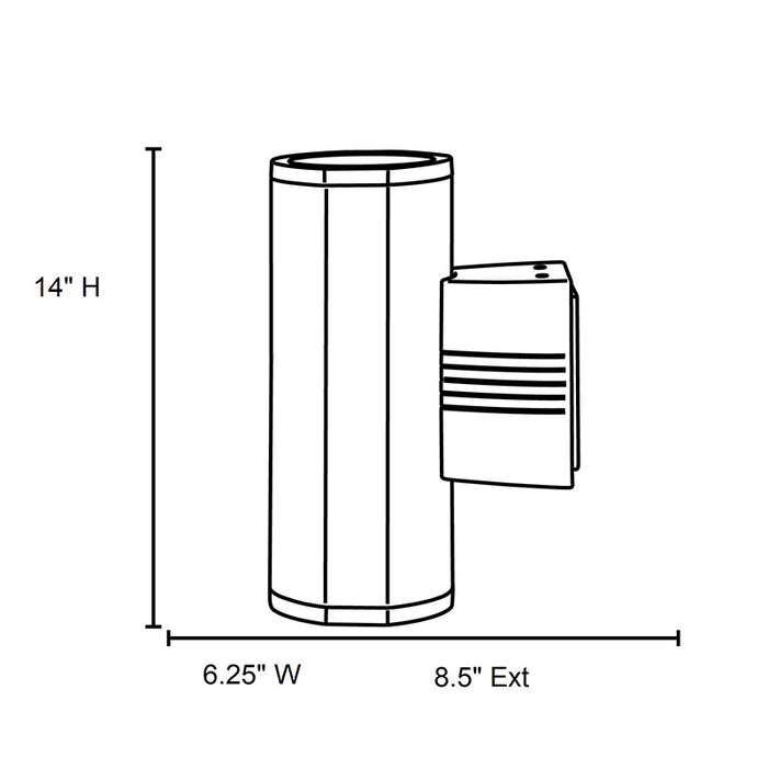 Access 20389 Trident 2-lt Outdoor Wallwasher