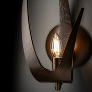 Hubbardton Forge 204072 Caribou 1-lt 14" Tall Wall Sconce